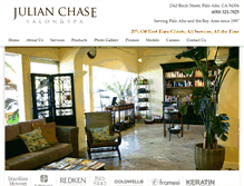 Tablet Screenshot of julianchase.com